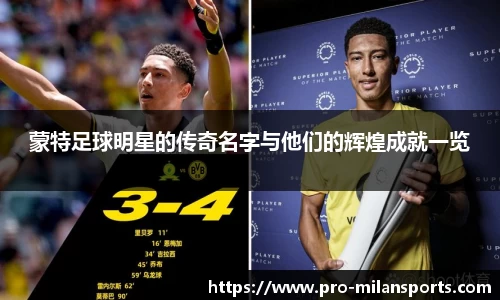 蒙特足球明星的传奇名字与他们的辉煌成就一览